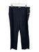 COS Size XL Navy Blue Viscose & Polyamide Elastic Waistband Stretch Pants Navy Blue / XL