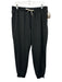 Vuori Size L Black Polyester & Elastane Elastic Drawstring Waist Jogger Pants Black / L