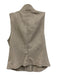 Zara Size L/XL Beige & Black Polyester & Viscose Pockets Herringbone Skirt Set Beige & Black / L/XL
