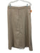 Zara Size L/XL Beige & Black Polyester & Viscose Pockets Herringbone Skirt Set Beige & Black / L/XL