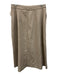 Zara Size L/XL Beige & Black Polyester & Viscose Pockets Herringbone Skirt Set Beige & Black / L/XL