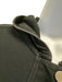 Brunello Cucinelli Size S Black Cotton & Elastane Contrast Stitch Hoodie Jacket Black / S