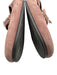 Hermes Shoe Size 41 Dusty Pink Suede Silver Hardware Logo Slip On Loafers Dusty Pink / 41