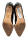 J Crew Shoe Size 10.5 Brown Leather Pointed Toe Back Zip Kitten Heel Booties Brown / 10.5