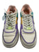 Nike Shoe Size 6.5 Cream, Purple, Multi Leather Lace Up Low Top Pastels Sneakers Cream, Purple, Multi / 6.5