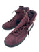 Nike Shoe Size 7 Deep Purple Suede round toe High Top Lace Up Side Zip Sneakers Deep Purple / 7