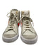 Nike Shoe Size 7 Gray & Orange Leather High Top Laces Sneakers Gray & Orange / 7