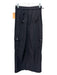 MNG Size 2 Black Polyester Satin drawcord waist Back Slit Cargo Skirt Black / 2