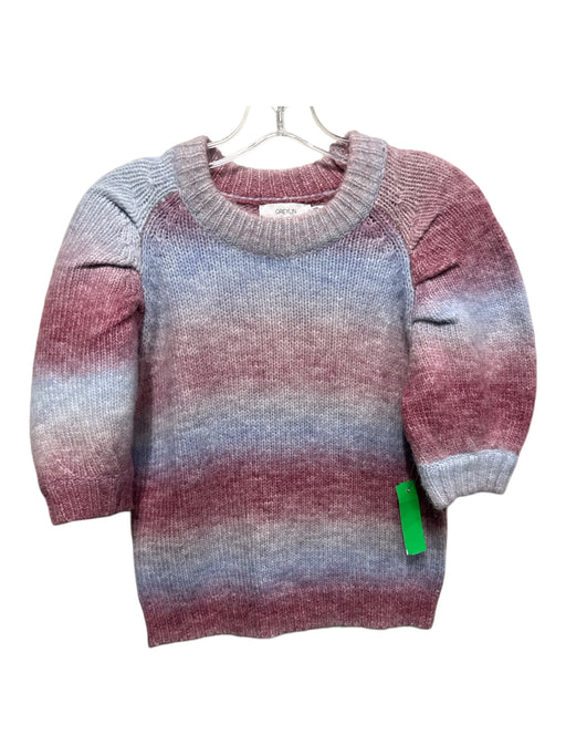 Greylin Size S Pink & blue Acrylic & Wool Blend Ombre Stripe Sweater Pink & blue / S