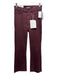 DL1961 Size 27 Maroon Red Lyocell blend Coated High Rise Zip & Button Jeans Maroon Red / 27