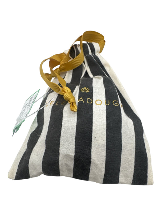 Lele Sadoughi Orange 14K Gold Plated Pave Crystal Flower Post Back Earrings Orange