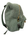 SC Jeans Green Fleece Zip Gold Hardware Backpack Bag Green / M