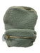 SC Jeans Green Fleece Zip Gold Hardware Backpack Bag Green / M