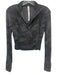 Lululemon Size 2 Black & Gray Nylon Blend Long Sleeve Camo Half Zip Sweater Black & Gray / 2