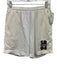 Sporty & Rich Size XS White, Black & Red Cotton Elastic Waist Logo Detail Shorts White, Black & Red / XS