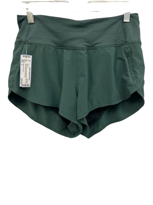 Outdoor Voices Size S Olive Green Polyester Blend Wide Waist Band Shorts Olive Green / S