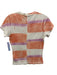 Eckhaus Latta Size S White, Orange, Purple Cotton Crew Neck Stitch Design Top White, Orange, Purple / S