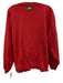 Daily Drills Size M/L Red & White Cotton Long Sleeve Logo Sweatshirt Short Set Red & White / M/L