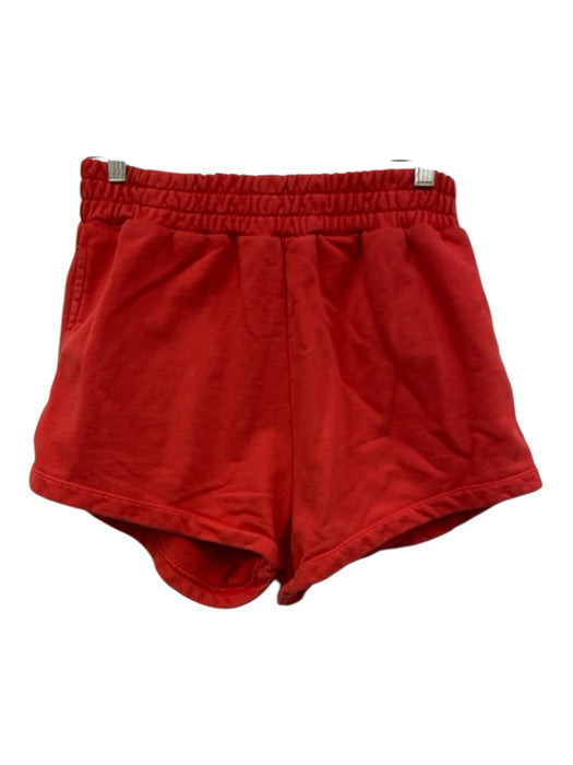 Daily Drills Size M/L Red & White Cotton Long Sleeve Logo Sweatshirt Short Set Red & White / M/L