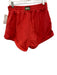 Daily Drills Size M/L Red & White Cotton Long Sleeve Logo Sweatshirt Short Set Red & White / M/L