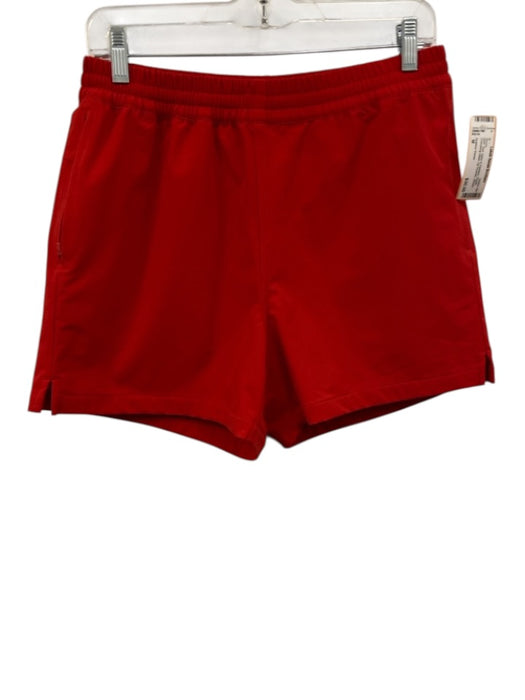 Outdoor Voices Size M Red Nylon & Elastane Elastic Drawstring Waist Shorts Red / M