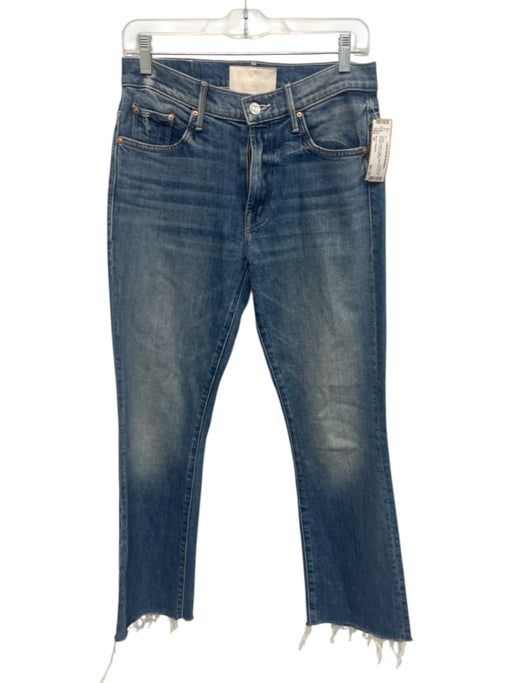 Mother Superior Size 26 Medium Wash Cotton High Rise Zip Fly Straight Leg Jeans Medium Wash / 26