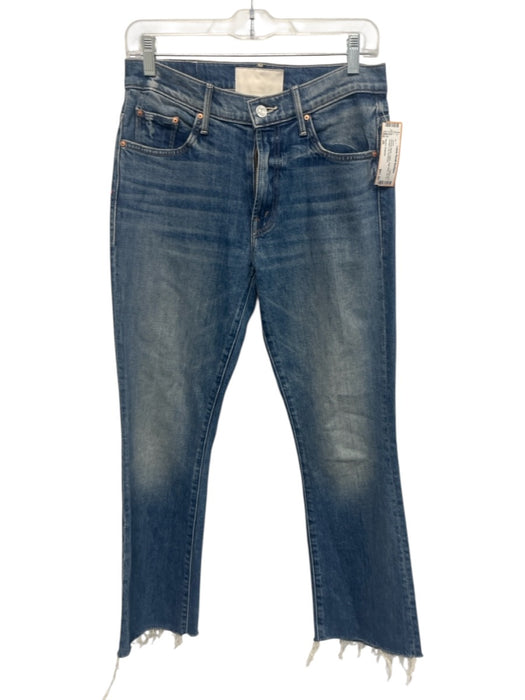 Mother Superior Size 26 Medium Wash Cotton High Rise Zip Fly Straight Leg Jeans Medium Wash / 26