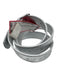 Bonpoint Silver Calf Leather Metallic Skinny Belts Silver