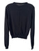 Rick Owens Size XS Black Wool Long Sleeve Ribbed Detail Knit Sweater Black / XS