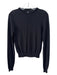 Rick Owens Size XS Black Wool Long Sleeve Ribbed Detail Knit Sweater Black / XS