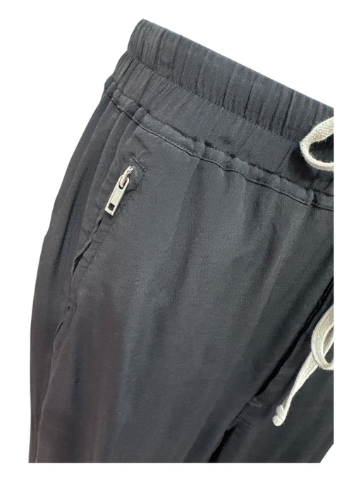 Rick Owens Size 2 Black & Gray Acetate Blend Elastic Drawstring Waist Pants Black & Gray / 2