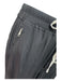 Rick Owens Size 2 Black & Gray Acetate Blend Elastic Drawstring Waist Pants Black & Gray / 2