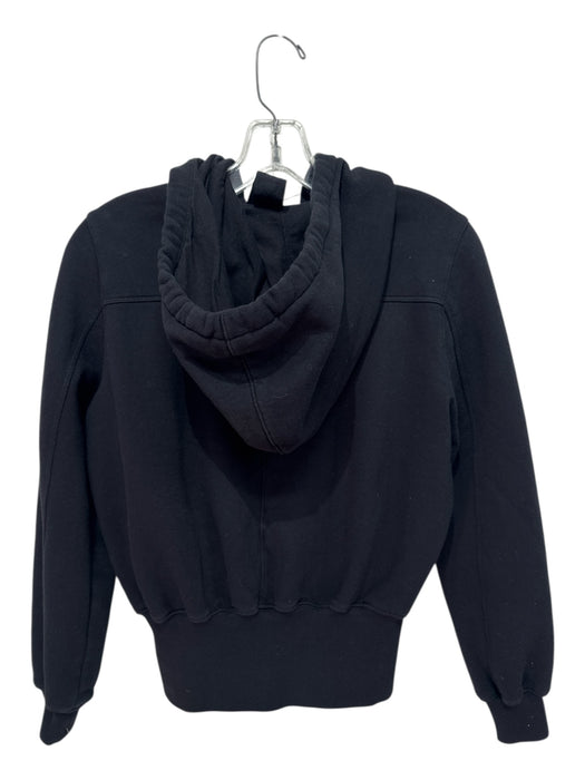 Rick Owens DRKSHDW Size XS Black Cotton Long Sleeve Zip Front Pockets Jacket Black / XS