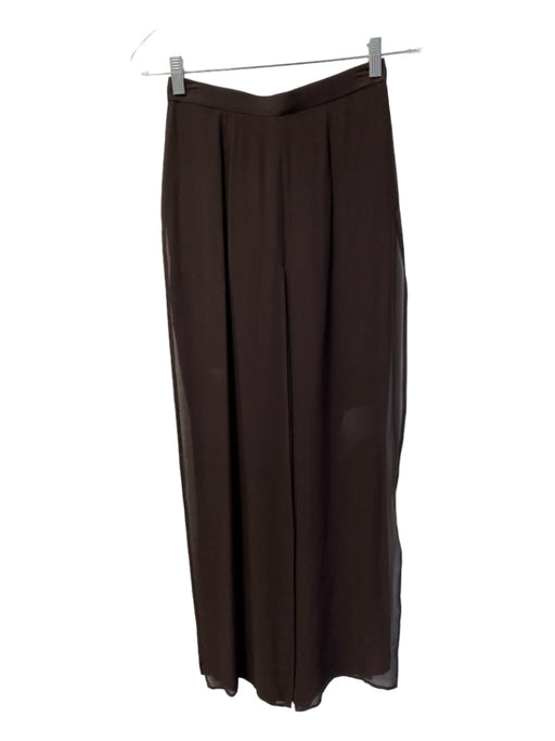 Lillie Rubin Size Est Small Brown Missing Fabric Tag Long Sleeve Wide Leg Pants Brown / Est Small