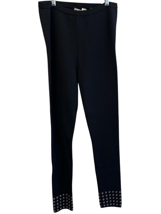 Sandro Size 3 Black Viscose & Polyamide Stretch Waist No pockets Leggings Black / 3