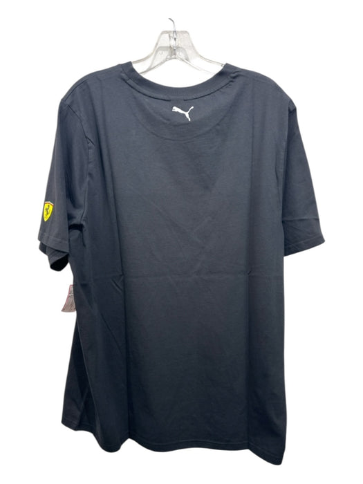Puma NWT Size XL Black Cotton Blend logo T shirt Crew Men's Short Sleeve Black / XL