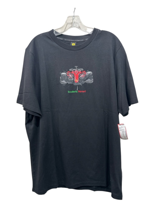 Puma NWT Size XL Black Cotton Blend logo T shirt Crew Men's Short Sleeve Black / XL