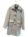 J. Crew Size 12 Beige Wool Collar Detachable Hood Toggle Closure Coat Beige / 12