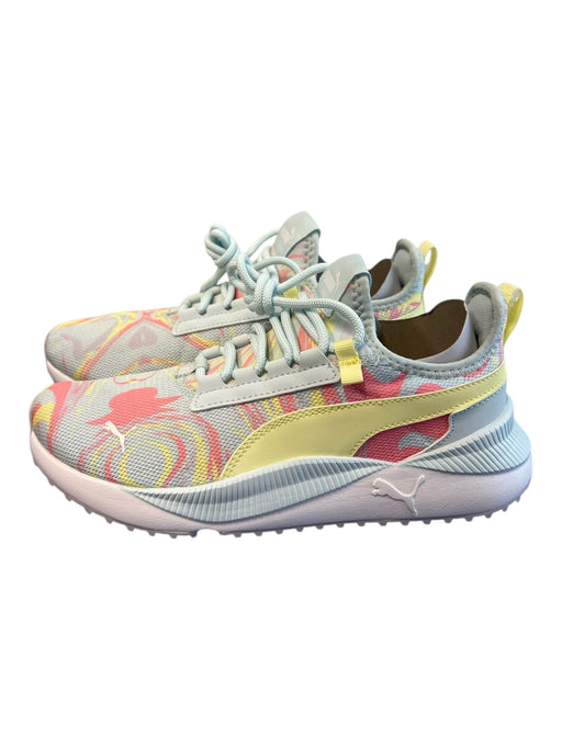 Puma Shoe Size 6.5 Blue & Multi fabric upper Abstract Detail lace up Shoes Blue & Multi / 6.5