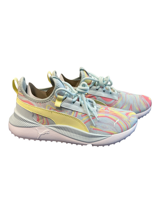 Puma Shoe Size 6.5 Blue & Multi fabric upper Abstract Detail lace up Shoes Blue & Multi / 6.5