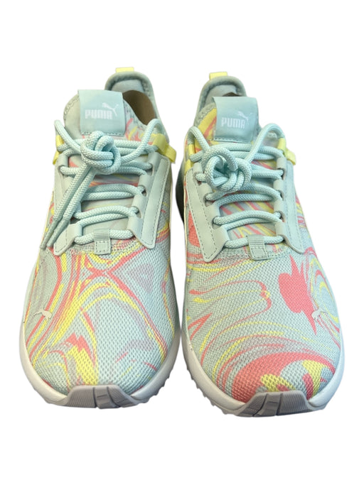 Puma Shoe Size 6.5 Blue & Multi fabric upper Abstract Detail lace up Shoes Blue & Multi / 6.5