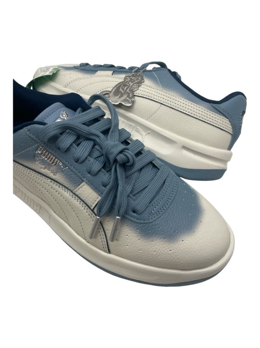 Puma Shoe Size 9 New Blue & White Leather Solid Sneaker Men's Shoes Blue & White / 9