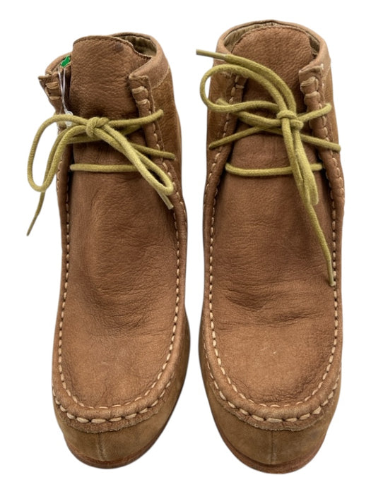 Dolce Vita Shoe Size 8.5 Brown Suede Upper Stitch Detail Block Heel Booties Brown / 8.5