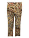 Roberto Cavalli Size L Orange, Cream & Multi Cotton Blend Zip & Button Jeans Orange, Cream & Multi / L