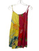 Farm Rio Size L Fuchsia, Yellow & Multi Rayon Blend Spaghetti Strap Floral Dress Fuchsia, Yellow & Multi / L