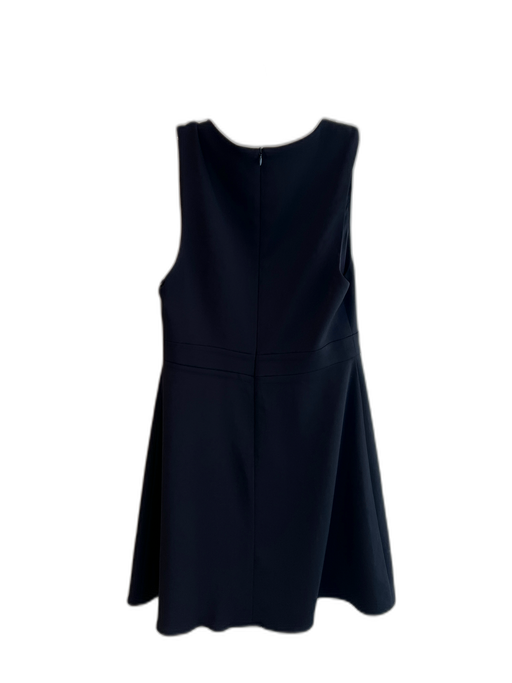 Amanda Uprichard Size Medium Black Polyester Sleeveless Deep V neck Dress Black / Medium