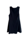 Amanda Uprichard Size Medium Black Polyester Sleeveless Deep V neck Dress Black / Medium
