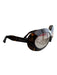 Alexander McQueen Brown Plastic Tortoise Round Lens Brown gradient Sunglasses Brown
