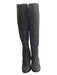 Helmut Lang Shoe Size 36.5 Storm Gray Suede Knee High Back Zip Pointed Toe Boots Storm Gray / 36.5