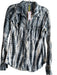 Green Dragon Size S Grey Linen Collared Button Down Long Sleeve Tie Dye Top Grey / S